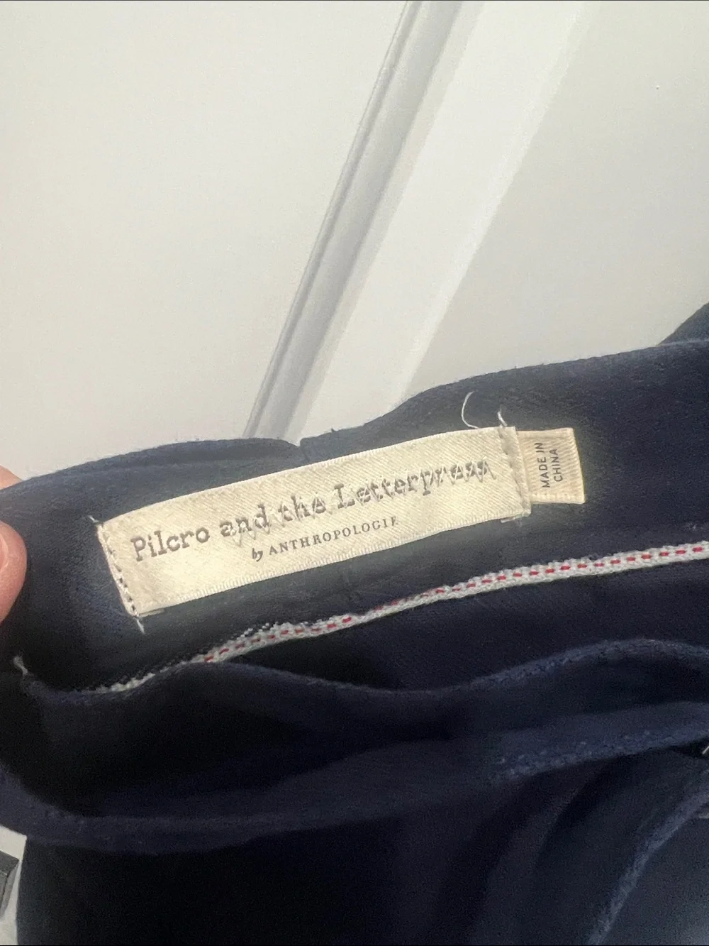 Anthropologie Pilcro Navy Utility Pocket‎ Mini Skirt Size 10